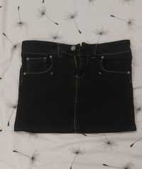 Чорна джинсова міні-спідниця y2k 2000-ні стильна зірки