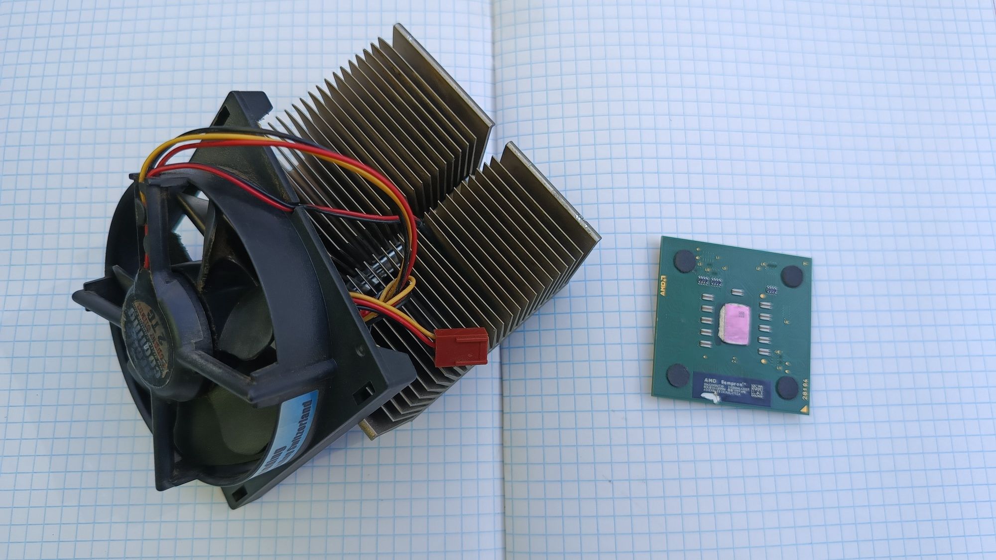 Procesor AMD sempron SDA2200DUT3D + chłodzenie