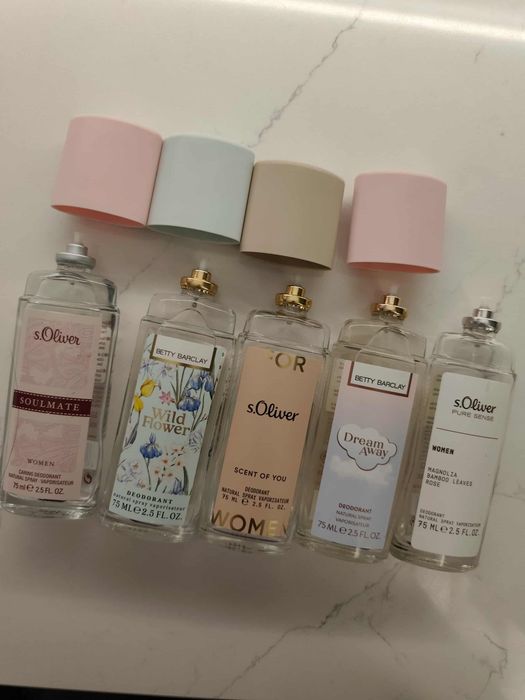 Perfumowane dezodoranty damskie 75 ml firmy s. Oliver.
s