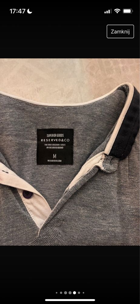 3 koszulki polo reserved