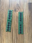 2 плашки ddr2 озу по 1 гб