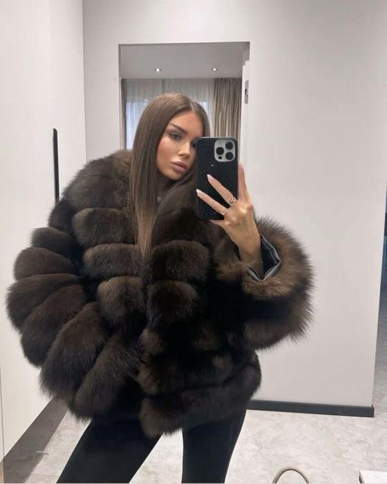 Шуба шубка песець