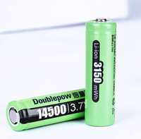 Новые аккумуляторные батарейки.  ТИП : 14500.  3,7 V .  3150 mAh