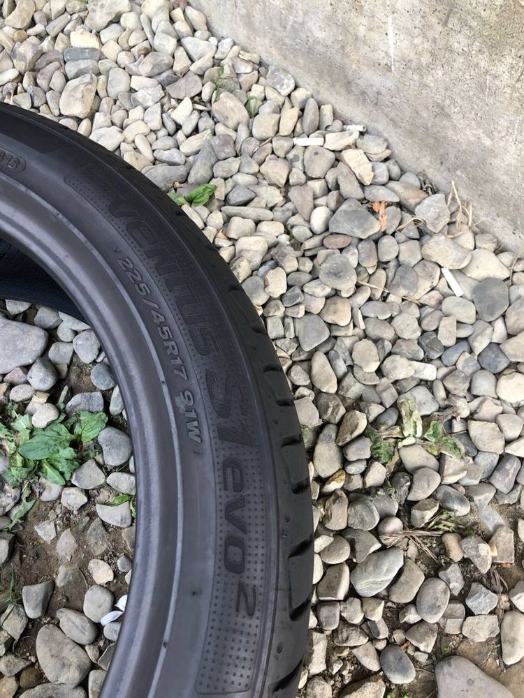 Шини 225/45 r17 Hankook Літо 2шт (285)