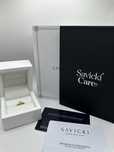 Pierścionek zareczynowy Savicki Pure Oval Y;rozm 8; 750; Savicki Care;
