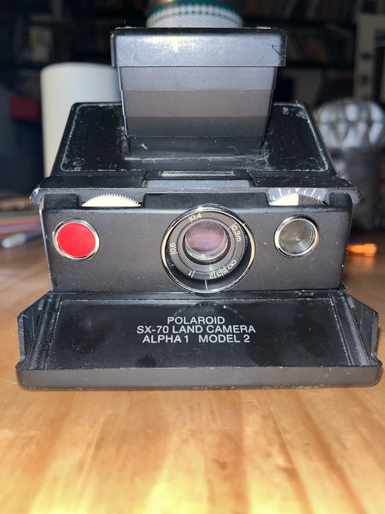 Polaroid SX-70 alpha model 2 uszkodzony ale z filmem