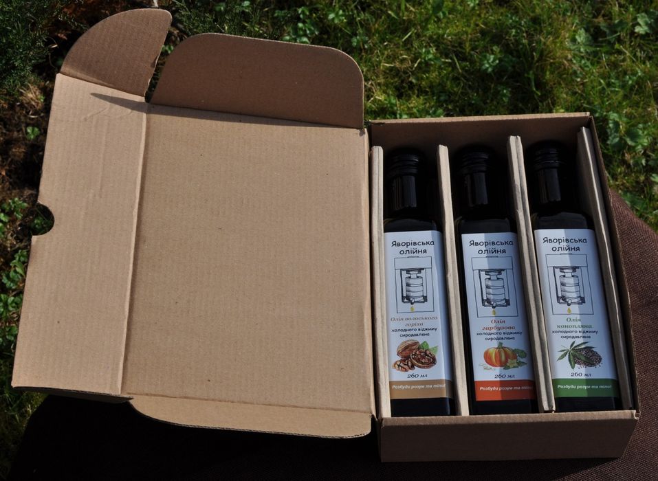 Подарунковий набір крафтових олій