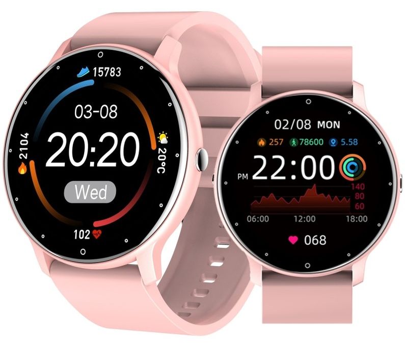 smartwatch giewont sport around gw120-1 - powder pink