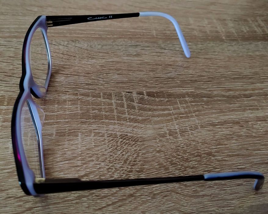 oprawki Chili&Co Bergman odc. fioletu czarne okulary etui 53 18/140
