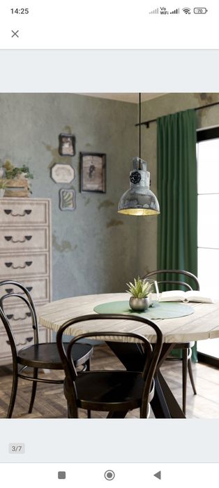 Lampa wisząca Eglo Barnstaple 1 -punkty światła E27