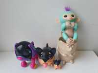 Интерактивная обезьянка Fingerlings,щенок Заппи Робот, Chubby Puppies