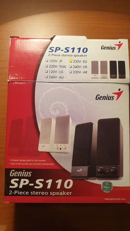 Colunas Stereo Genius SP-S110 Pretas