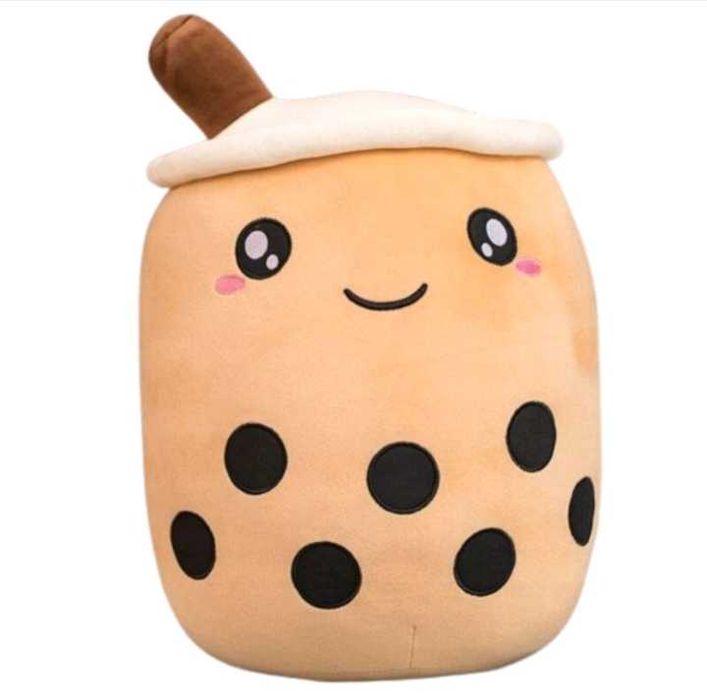 Miękka pluszowa poduszka pluszak 25cm Kawaii Bubble Milk Tea Boba Cup