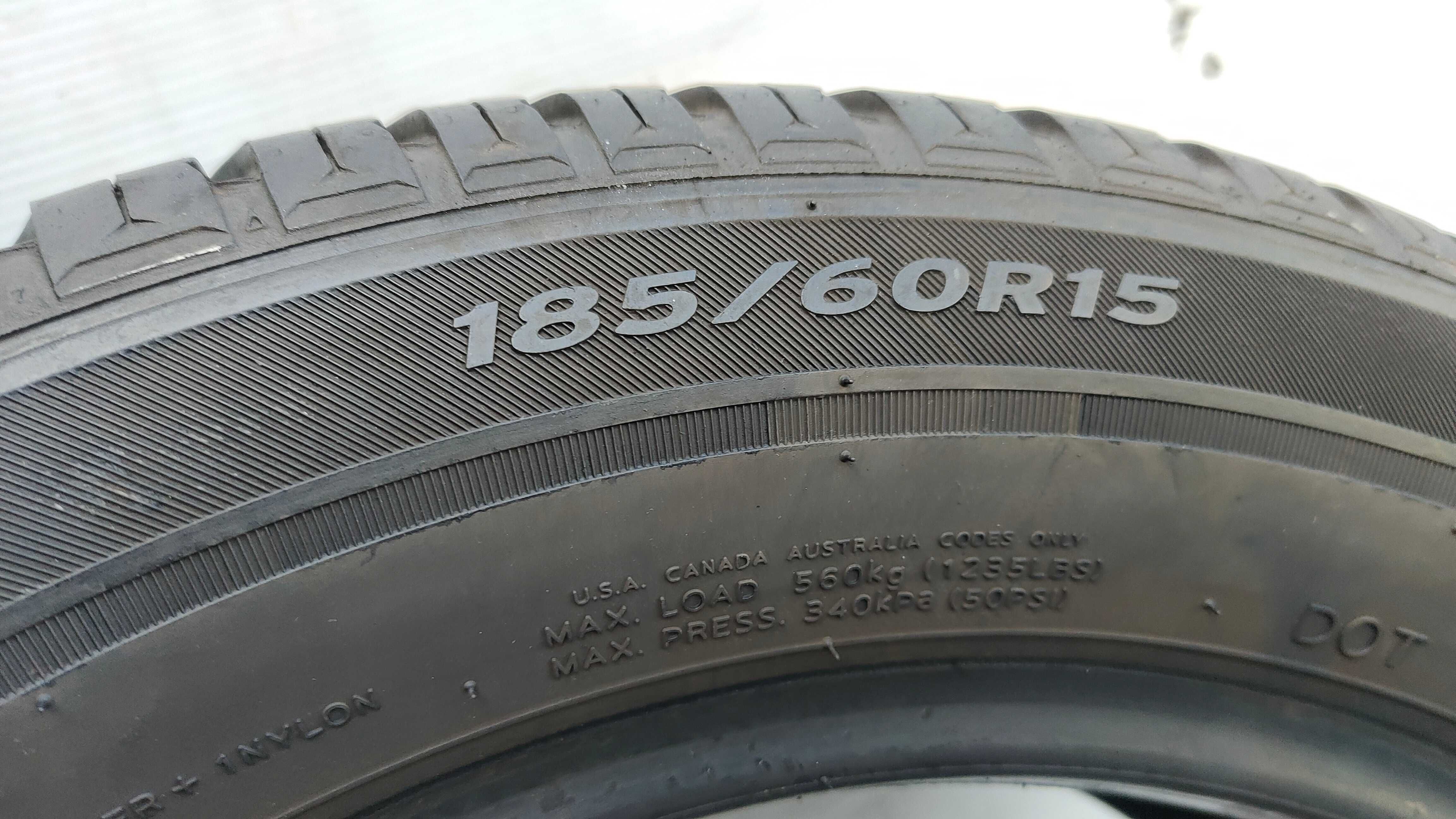 Opony Całoroczne 185/60/15 Hankook 4szt 6,5mm