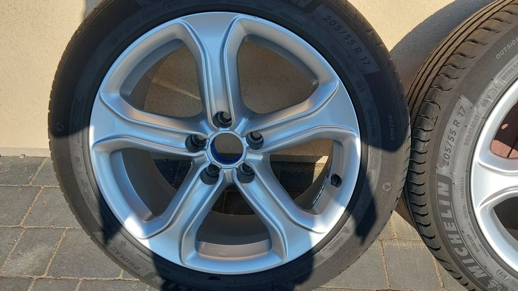 Koła Audi 17cali 7,5j et28  opony Michelin