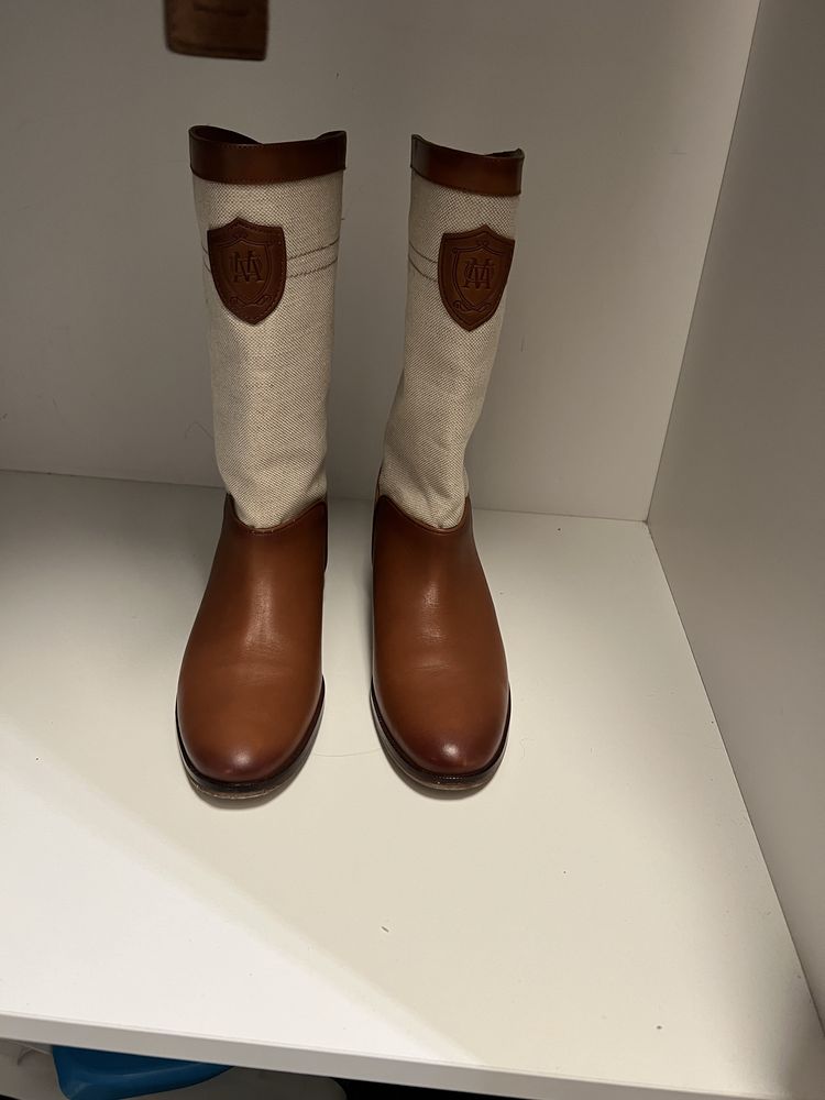 Massimo dutti kozaki kowbojki skora 38