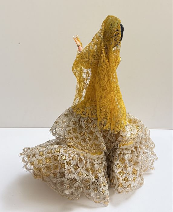 Stara lalka tancerka flamenco figurka 31 cm