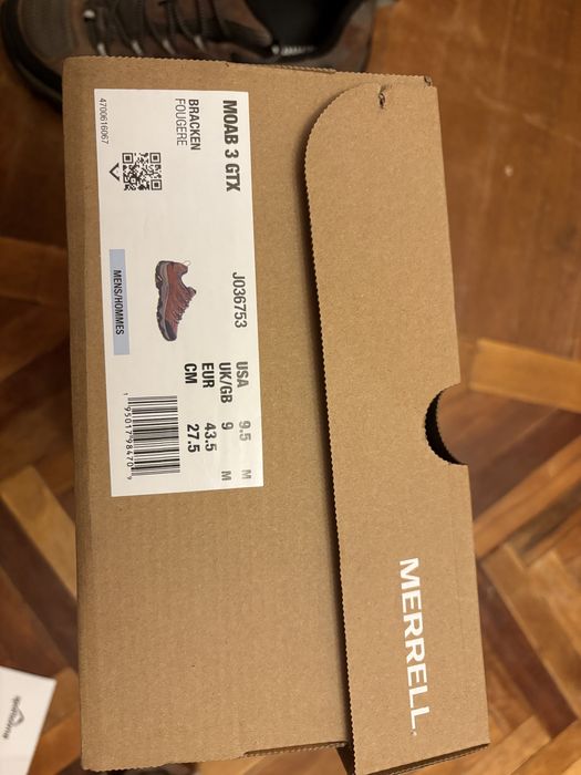 Merrell moab 3 gtx 43,5 27,5 см
