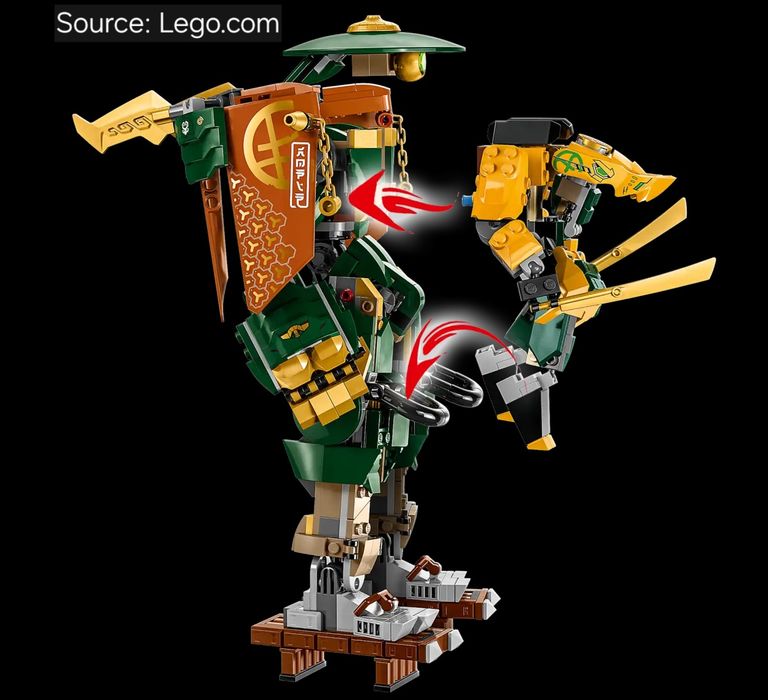 ENVIO GRATIS-LEGO 71794 Lloyd and Arin's Ninja Team Mechs (Ninjago)