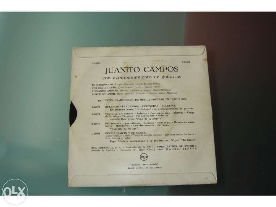 Disco Vinil - Juanito Campos