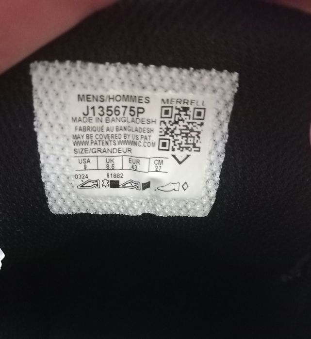Кросівки MERRELL Crosslander 3 трекінгові.