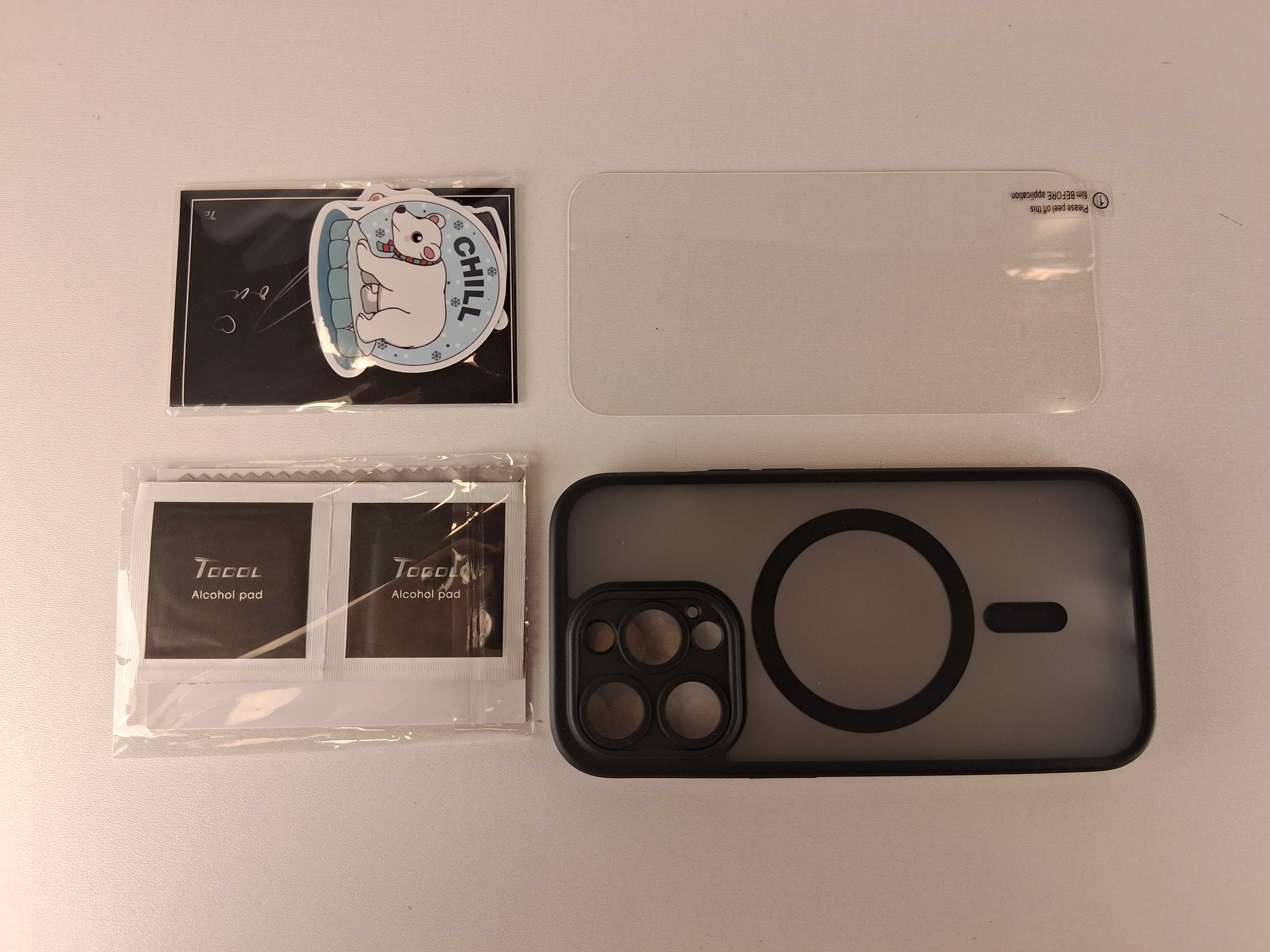 Y152 Etui Tocol MagSafe oraz Szkła Hartowane do iPhone 14 Pro