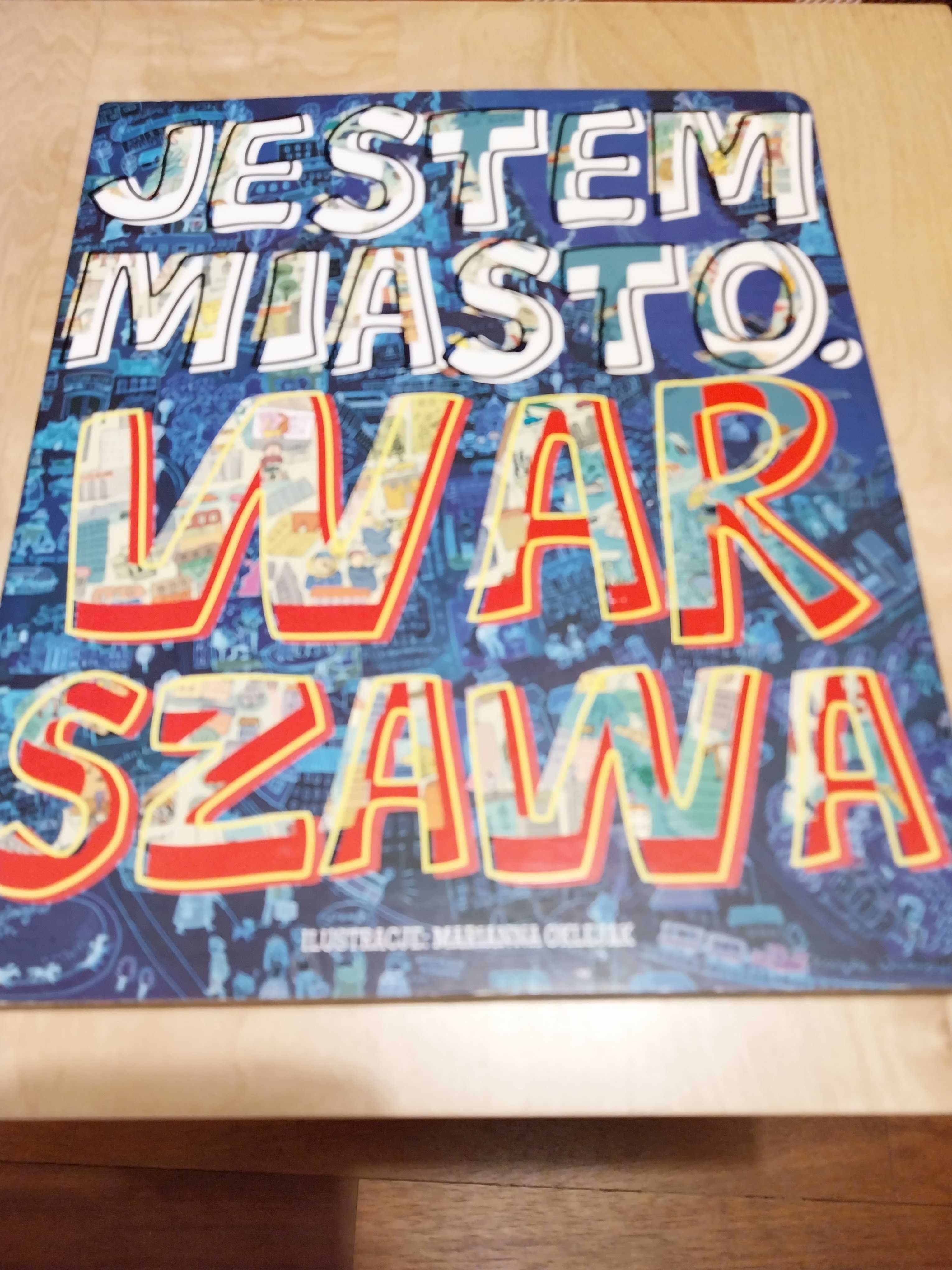 Książka dla dzieci o Warszawie w formie atlasu historycznego