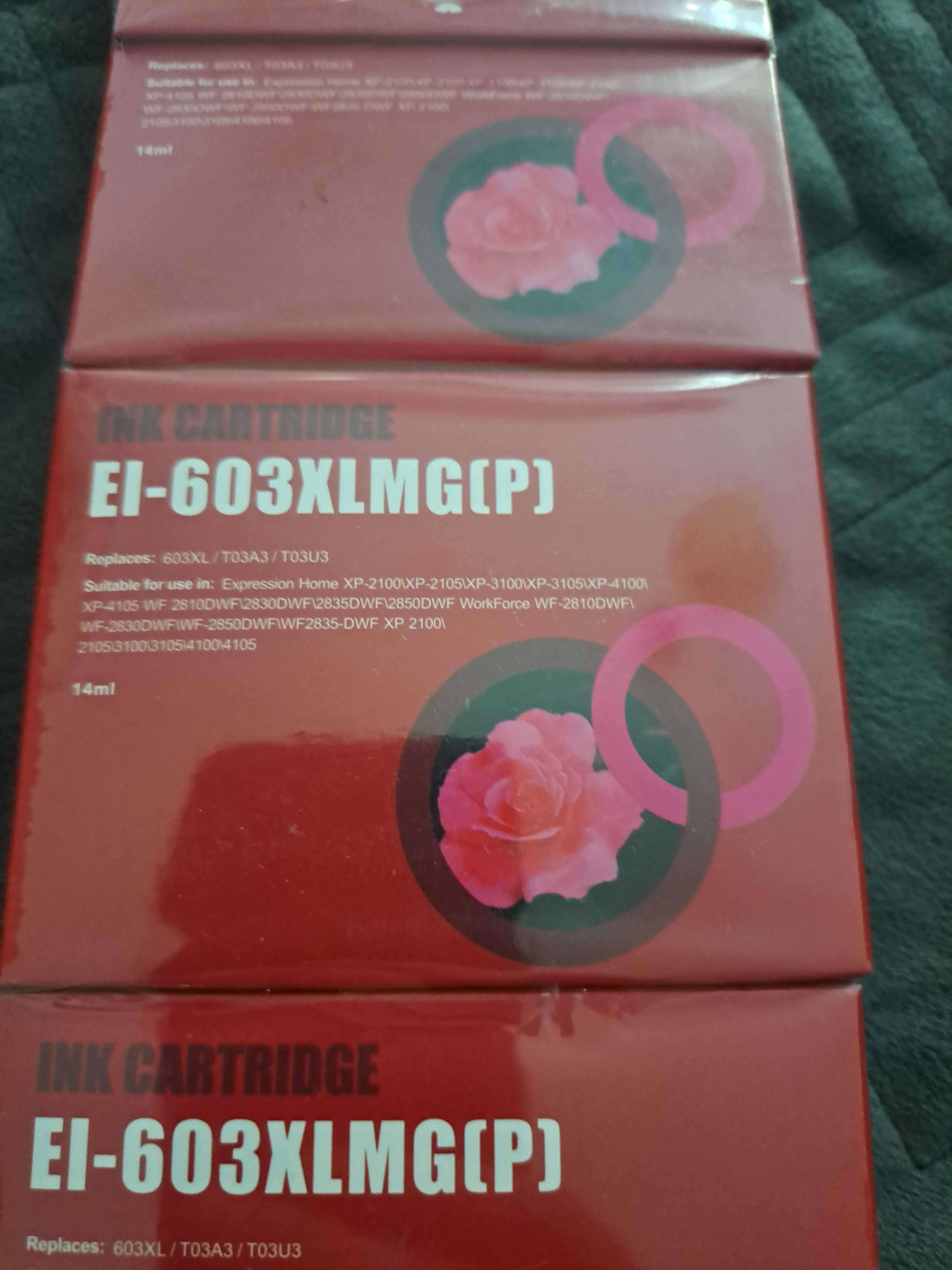 Pack 5 Tinteiros Epson Compatível 603XL – T03A3  T03U3 - Magenta 14ml
