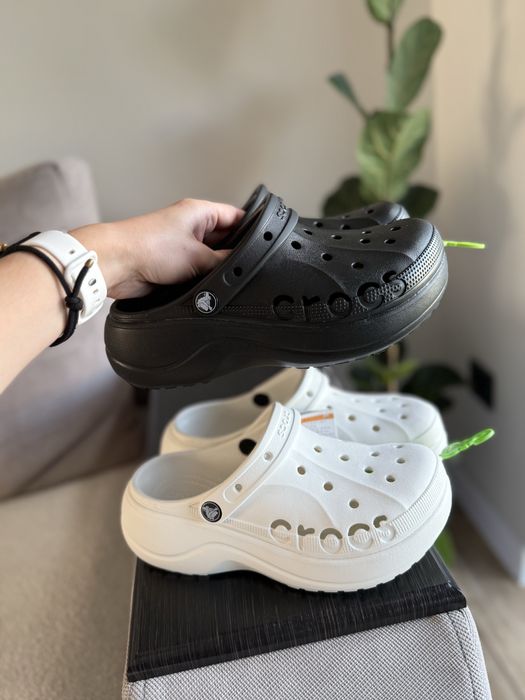 Crocs baya platform clog жіночі крокси на платформі 36 37 38 39