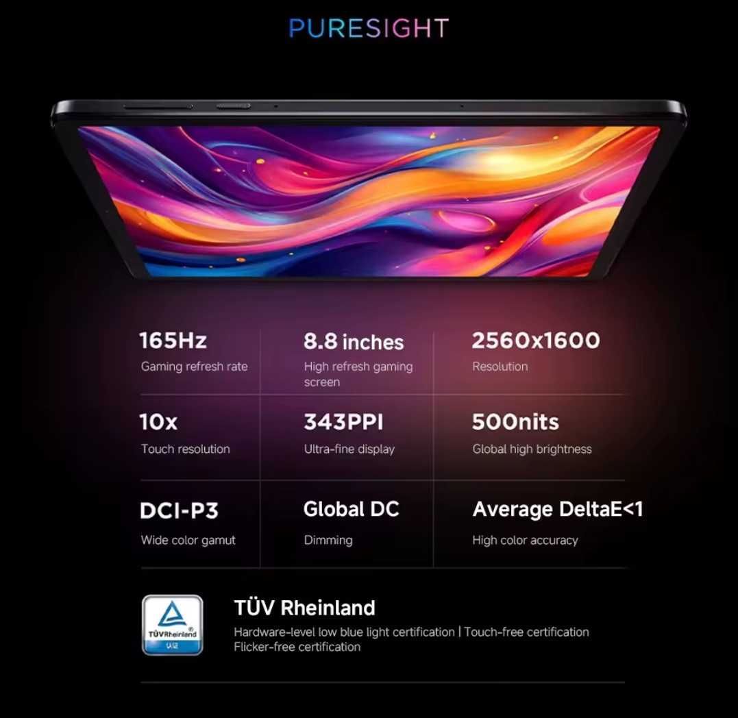 Lenovo Legion Y700 2025 8.8", 12/256Gb, 165Hz, JBL, Snapdragon 8 Gen3