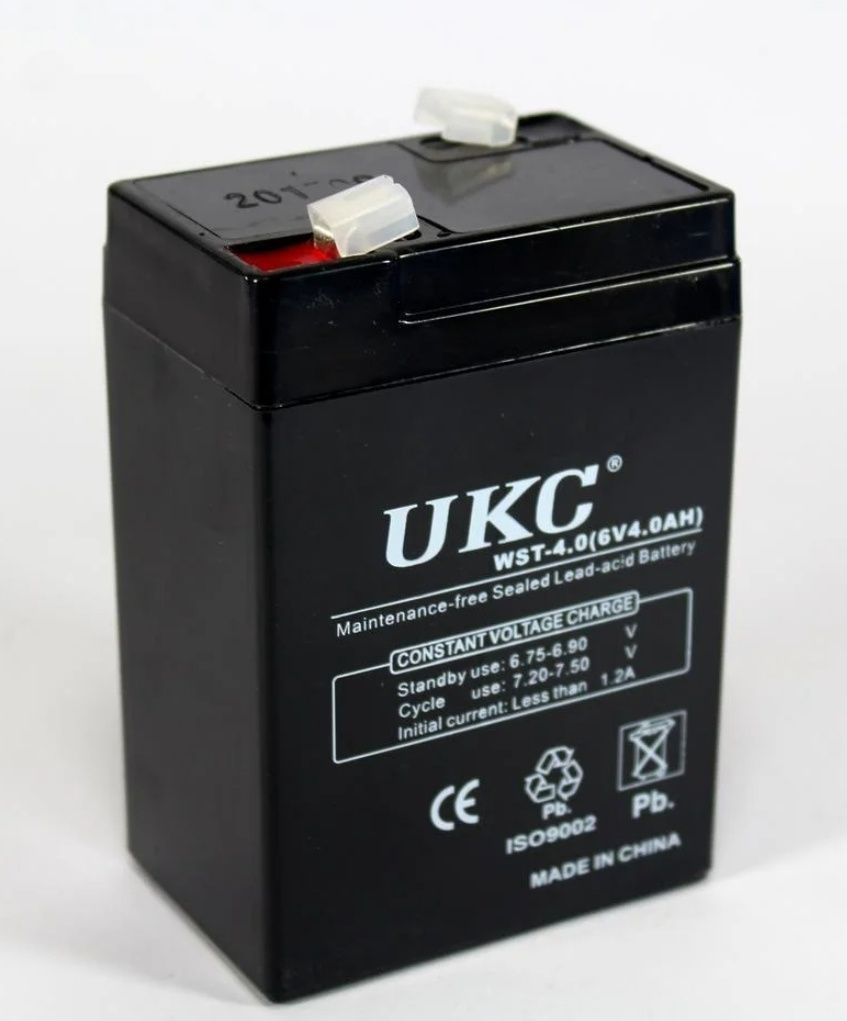 Аккумулятор АКБ 4V 4Ah 6V 12V для весов фонарей колонок 47×47×101мм