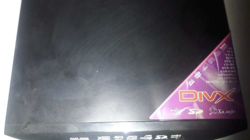DVD 2650 плеер с USB все форматы.
