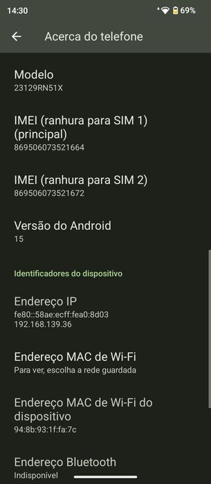 Redmi A3  como novo