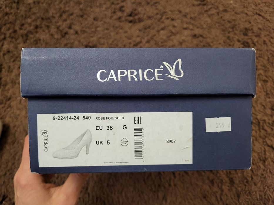 Czółenka beżowe CAPRICE  38