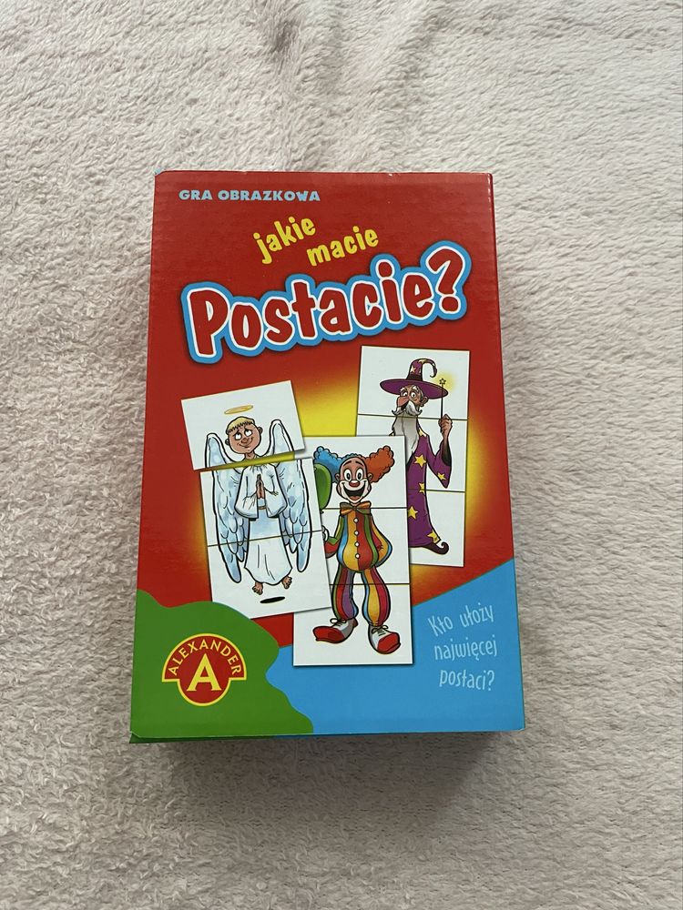 Gra obrazkowa 4+ jakie macie postacie bdb kompletna