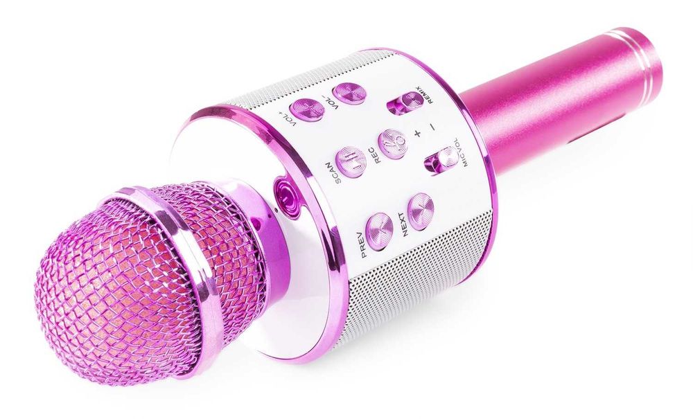 Mikrofon Karaoke Bluetooth USB modulacja głosu echo