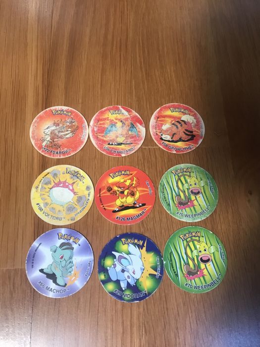 Pokemon Tazos diverso