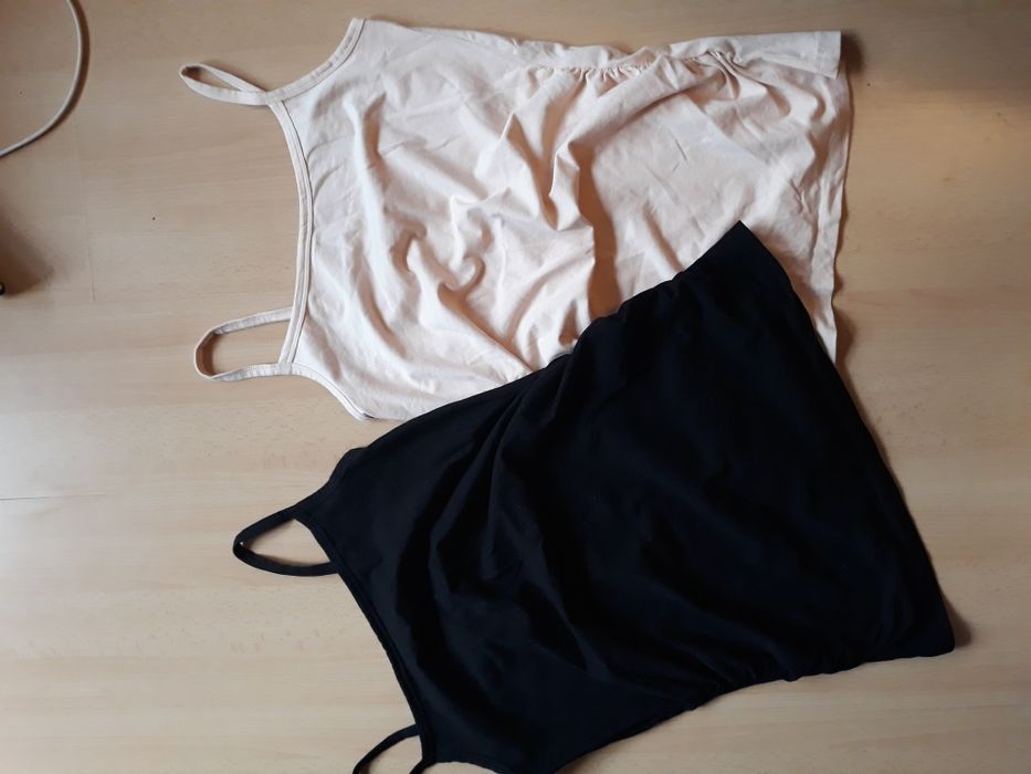 Bluzki mama ciążowe hm i papaya 38/M cztery sztuki