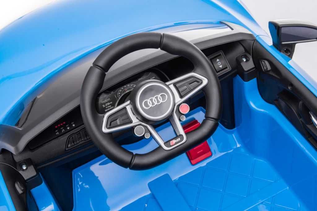 Samochód Audi R8 LIFT Biały na akumulator dla dzieci