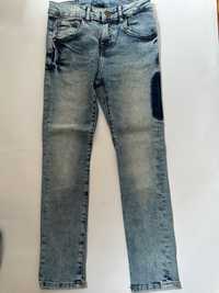 Zara spodnie chłopięce jeansy modne 128