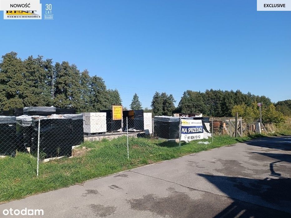 Działka z rozpoczętą budową w Stargardzie!