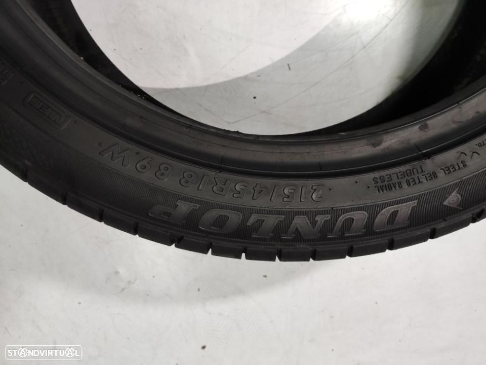 2 pneus semi novos 215-45r18 dunlop - oferta dos portes 120 EUROS