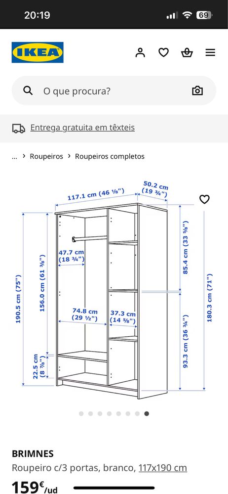 Guarda-Roupa branco