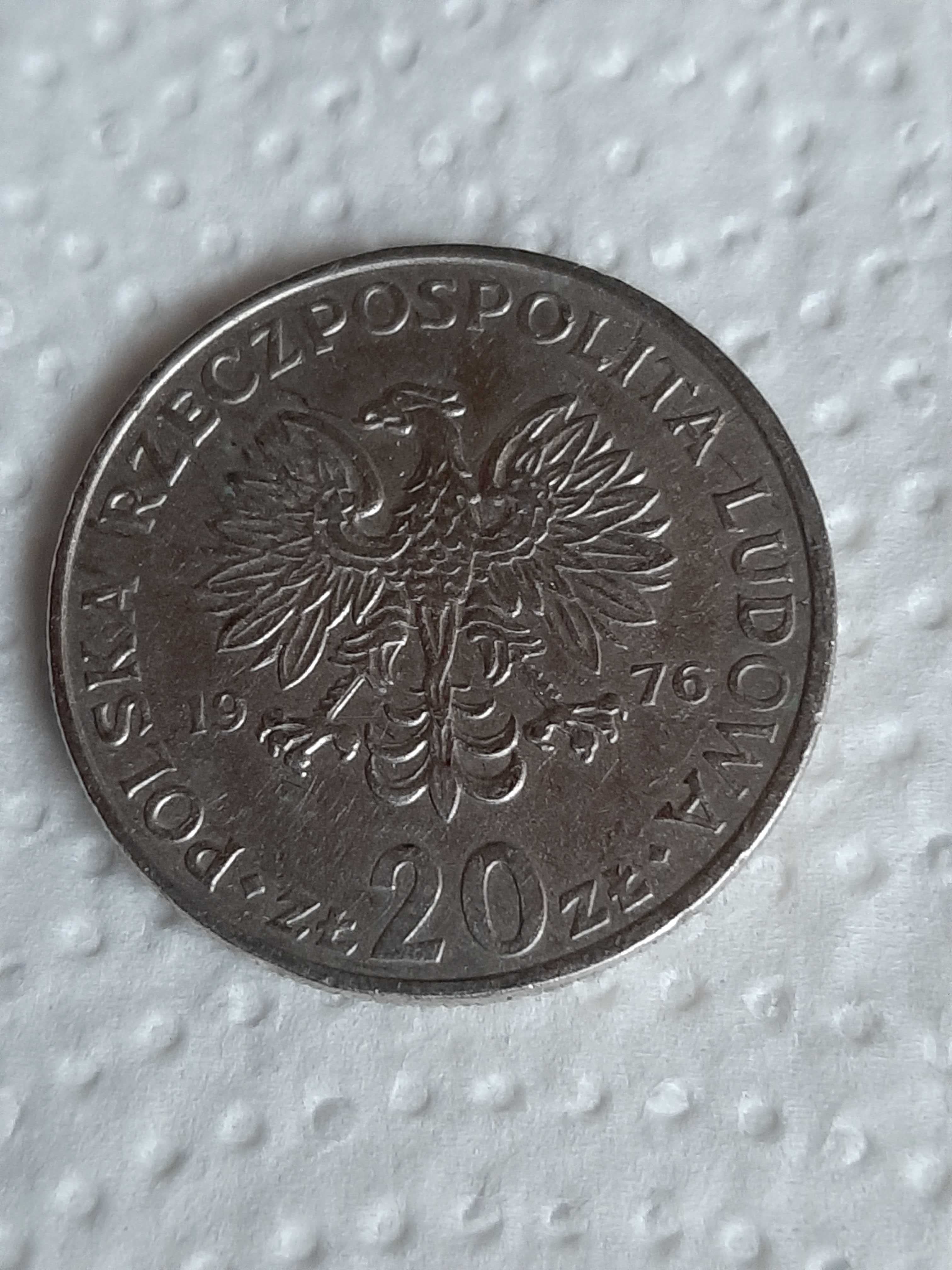 20 zł 1976 bez mennicy Nowotko