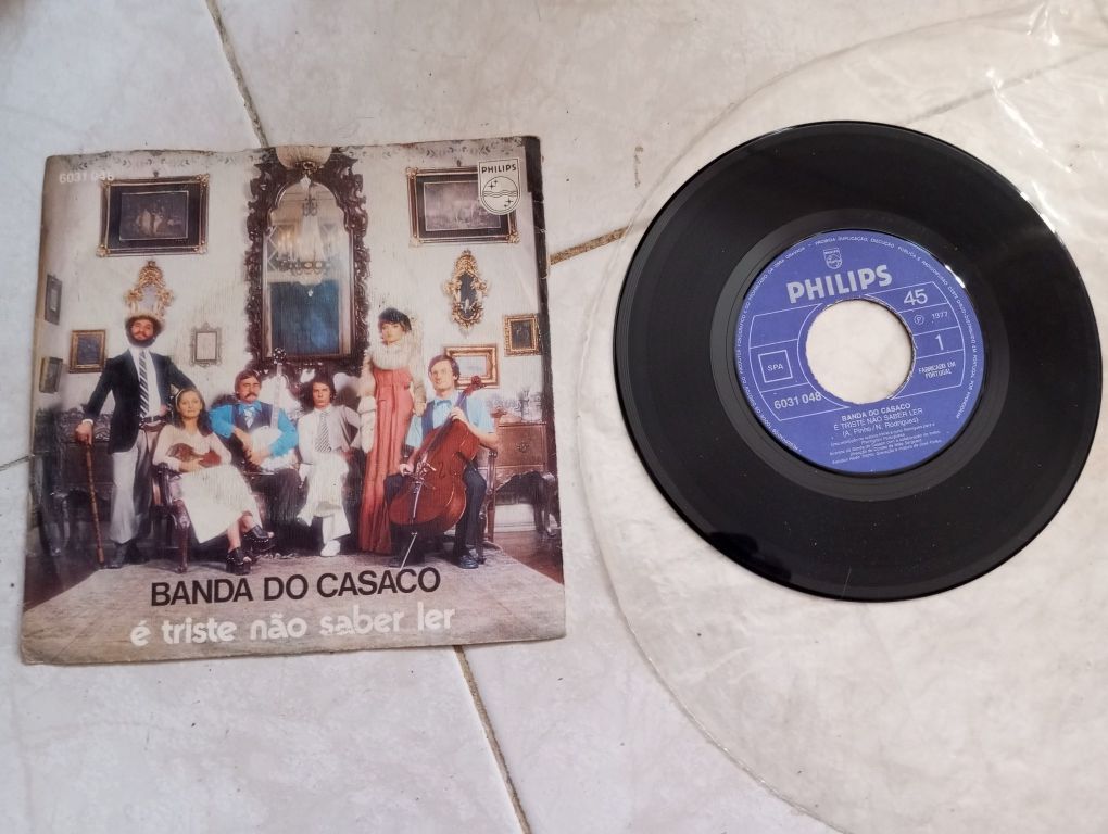 Banda Do Casaco -A que É Triste Saber Ler/Canto De Amor Trabalho RARO