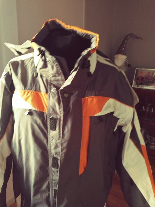 Kurtka zimowa meska M  szaro biala Campus