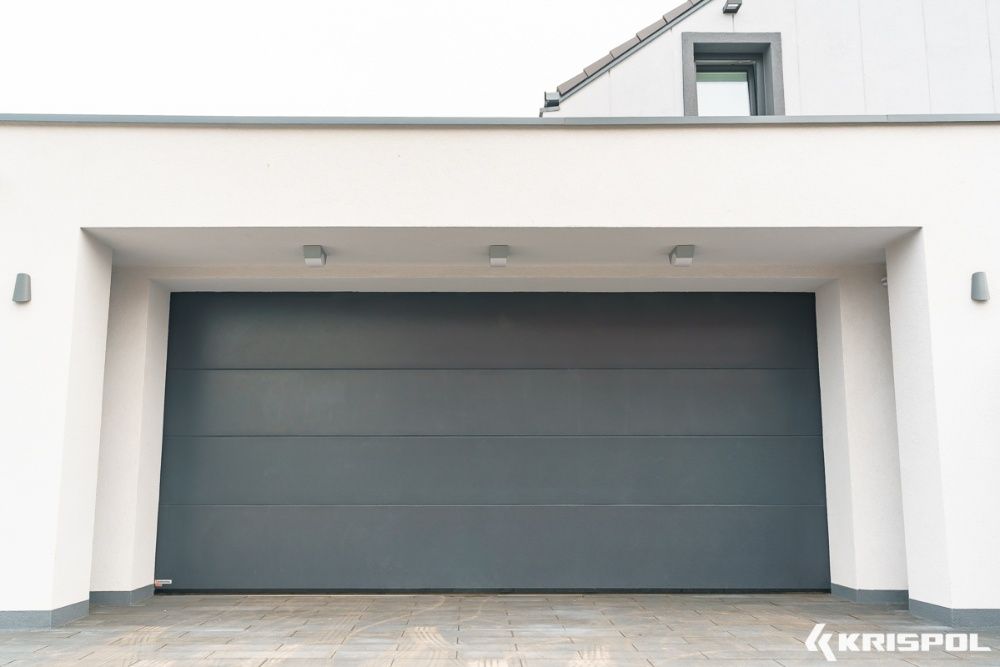 Brama garażowa segmentowa bramy garażowe segmentowe Antracyt 7016
