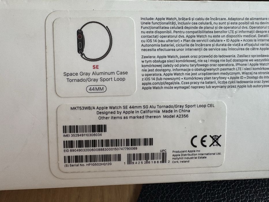 Apple watch se 44mm LTE
