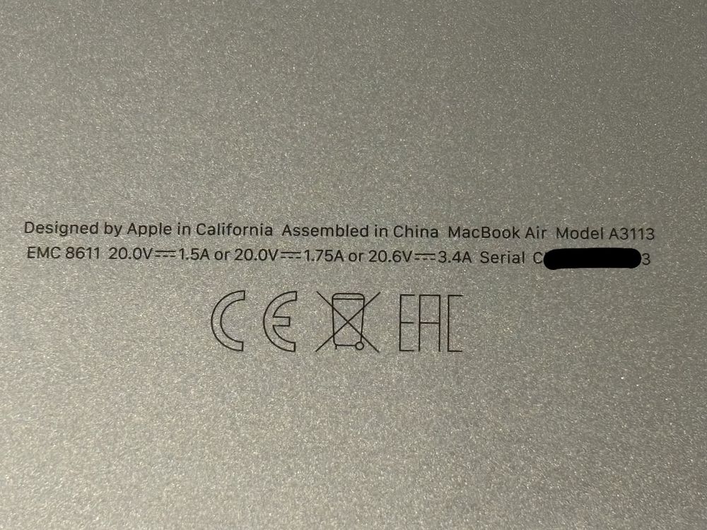 Apple MacBook Air A3113 M3 8GB+Magic Mouse