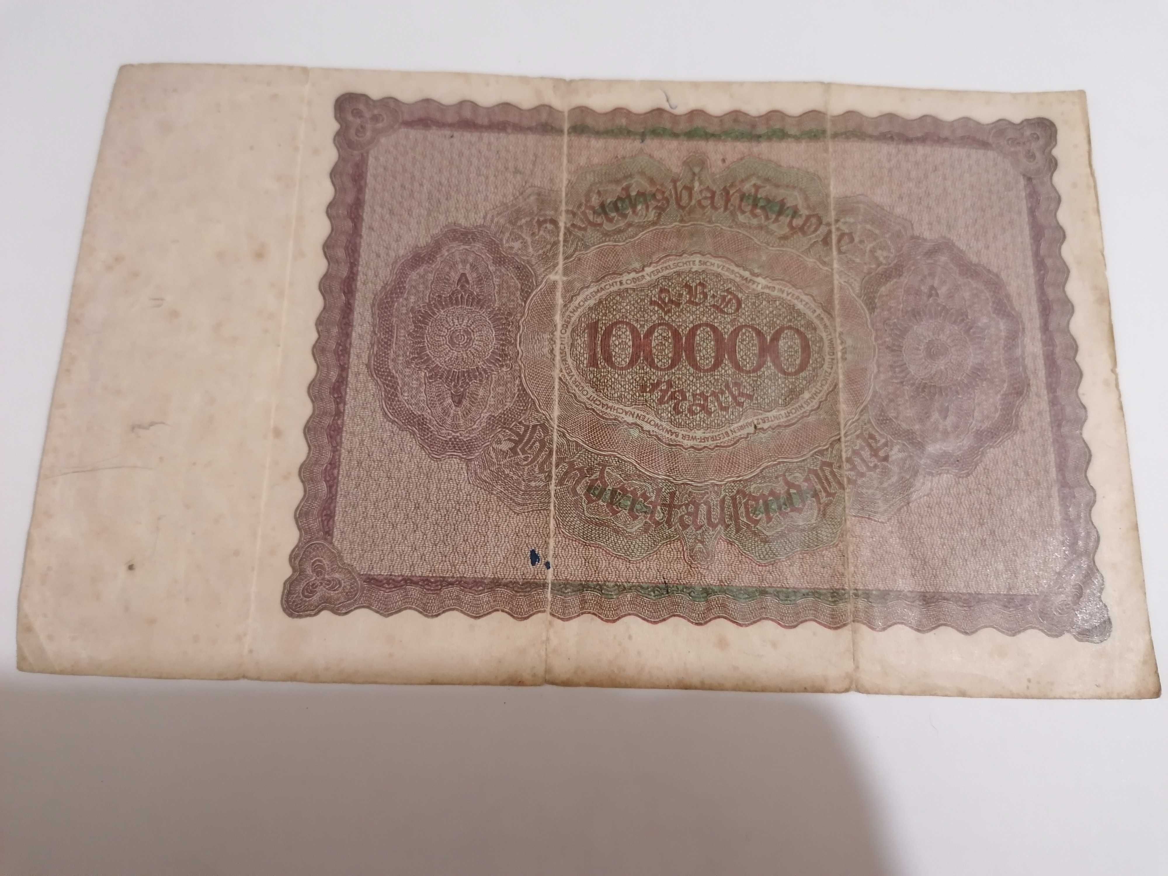 Nota Alemanha 100.000 MARK 1923